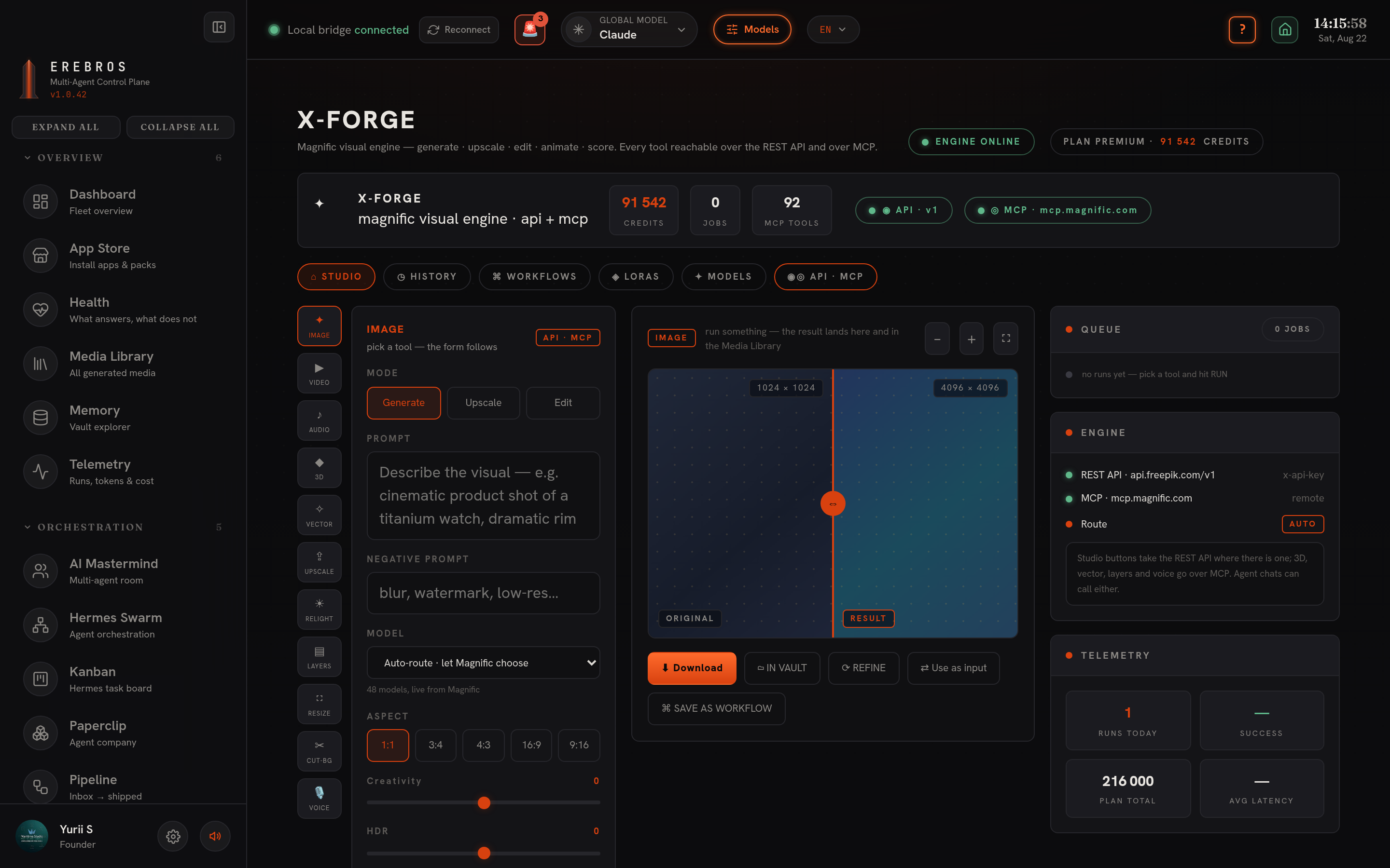 X-Forge — Erebros